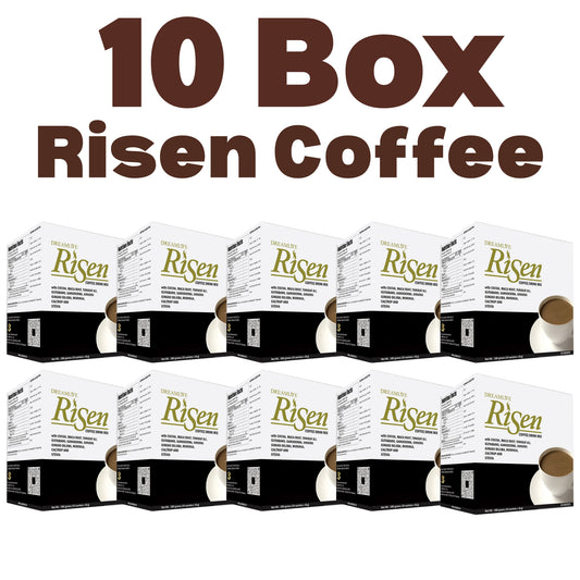 TEN BOX RISEN COFFEE ( 100 sachets )