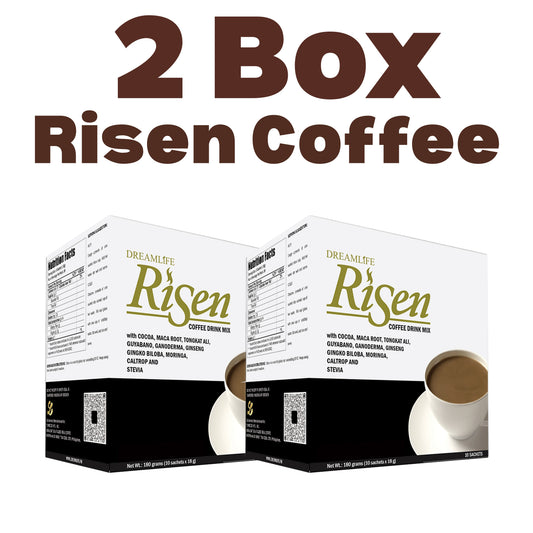 2 BOX RISEN COFFEE ( 20 sachets )